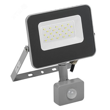 Изображение товара Прожектор IEK СДО 07-20Д LPDO702-20-K03, светодиодный, серый, с ДД, IP54