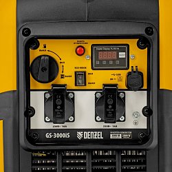 Генератор инверторный Denzel GS-3000iS 94716, 3,0 кВт, 230 В, закрытый корпус, ручной старт