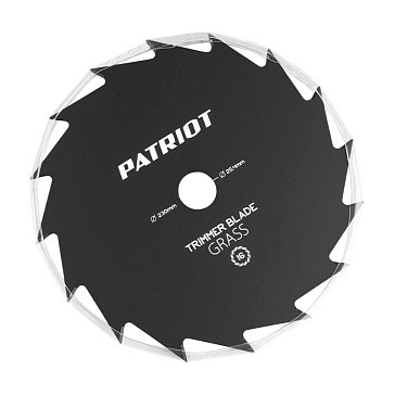 Изображение товара 16-зубчатый нож для триммера Patriot PT-GCB16T 230x25,4 мм металла