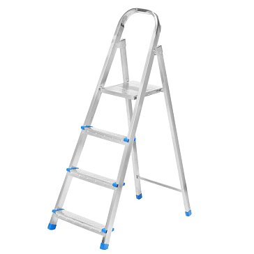 Изображение товара Стремянка Сибртех 97836 с 4 ступенями для дома и работы