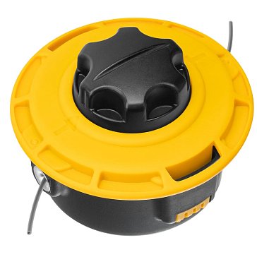 Изображение товара Катушка триммерная полуавтоматическая Denzel 96392, легкая заправка, гайка М10х1,25L, гайка М10х1L, гайка М8х1,25L