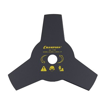 Изображение товара Нож 3-х лопастной для жесткой травы Champion 255 мм 25.4 мм посадка