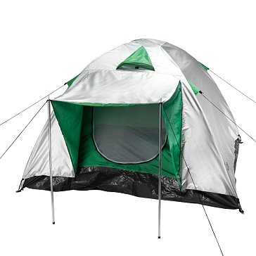 Изображение товара Двухслойная трехместная кемпинговая палатка Palisad Camping 69522 весна-лето
