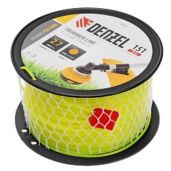 Леска для триммера круглая Denzel FLEX CORD 96281, 2,7ммх151м, на DIN катушке