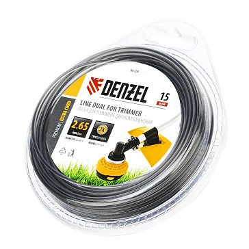 Изображение товара Леска для триммера Denzel EXTRA CORD 96128, 2,65мм, 15м