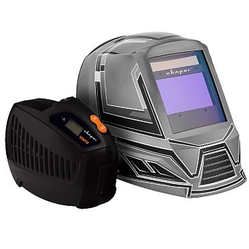 Изображение товара Маска сварщика со щитком Сварог TECH C50i (техно) + Vento 00000100111