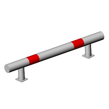 Изображение товара Колесоотбойник Технология КМ-2000/108х3 00-00003575, металлический, усиленный, прямой, на фланцевых опорах