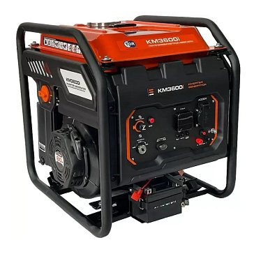 Изображение товара Генератор бензиновый инверторный TOR KM3600i 1025975, 3,6 кВт, 220В, 12 л, с электростартером