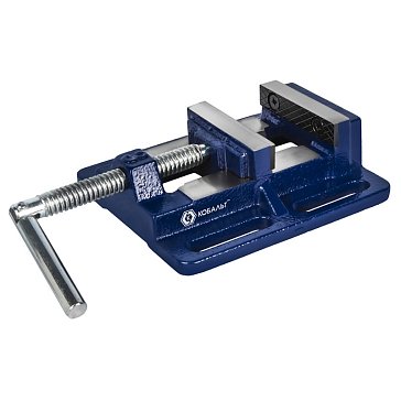 Изображение товара Тиски станочные Кобальт 246-036 чугун, захват 78 мм, ширина губок 75 мм