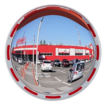 Изображение товара Зеркало сферическое с козырьком Технология 00-00008683, d-300мм, из нержавеющей стали, Китай