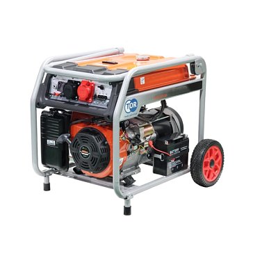 Изображение товара Генератор TOR KM11000HE - 8. 5 кВт, 220/380В, электростартер, аккумулятор в комплекте