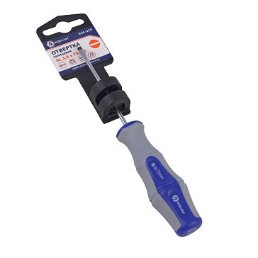 Изображение товара Отвертка Кобальт Ultra Grip 646-225, SL3.0x75 мм, CrV