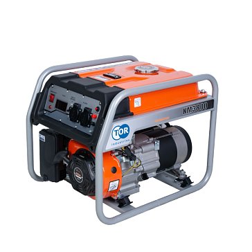 Изображение товара Генератор бензиновый TOR KM3800H 1011093, 2,5 кВт, 220 В, 16 л, с ручным запуском
