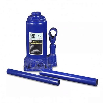 Изображение товара Домкрат гидравлический TOR ДГ-5 1006114, г/п 5 т. в пластиковом кейсе