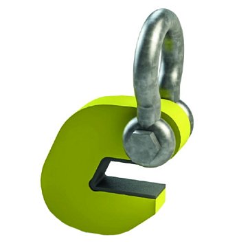 Изображение товара Захват торцевой TOR ZT-10 1008277 с полиуретановой накладкой