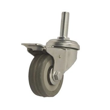 Изображение товара Колесо аппаратное поворотное TOR SCtgb 25 50 мм с тормозом