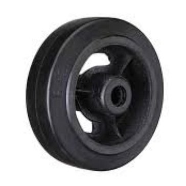 Изображение товара Колесо большегрузное TOR D 46 1048775, 100 мм, резина на ось