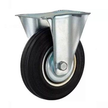 Изображение товара Колесо неповоротное TOR FC 92 75 мм резина 50 кг грузоподъемность