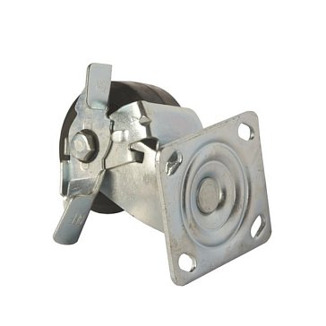 Изображение товара Колесо большегрузное поворотное TOR SCdb 42 1024159, 100 мм, обрезиненное, с тормозом