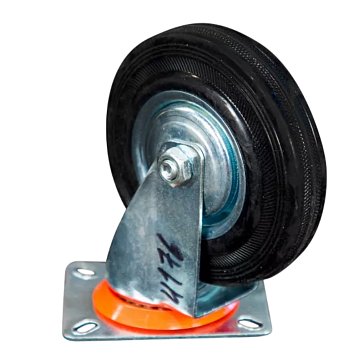 Изображение товара  TOR SC 55 1024176 колесо поворотное 125 мм резина для мебели