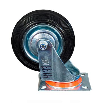 Изображение товара Колесо поворотное TOR SC 63 1024177, резина, 160 мм
