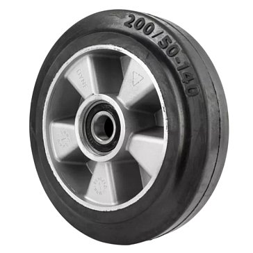 Изображение товара Колесо резиновое TOR 1000916 200x50 мм с подшипником для гидравлических тележек