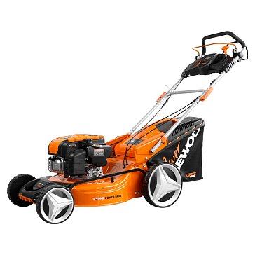 Изображение товара Бензиновая газонокосилка Daewoo DLM 5500SV с травосборником и мульчированием