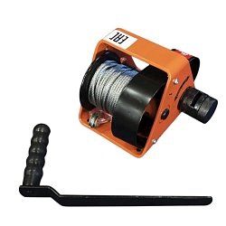 Лебедка ручная TOR GR-2000 1005974, г/п 2000 кг, длина троса 25м