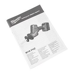 Аккумуляторная сабельная пила Milwaukee M18 FHZ-0X FUEL 4933459887, без АКБ и ЗУ