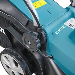 Электрическая газонокосилка Makita ELM3320, компактная