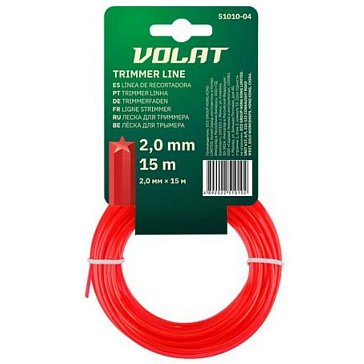 Изображение товара Леска Волат 51010-04 2 мм х 15 м для триммера высокой износостойкости