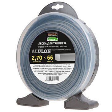 Изображение товара Леска Startul ALULON GARDEN ST6066-27, ф 2.7 мм х 66 м, квадратное сечение
