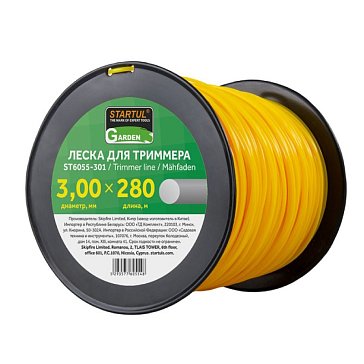 Изображение товара Леска Startul GARDEN ST6055-301, ф 3.0 мм х 280 м, круглое сечение