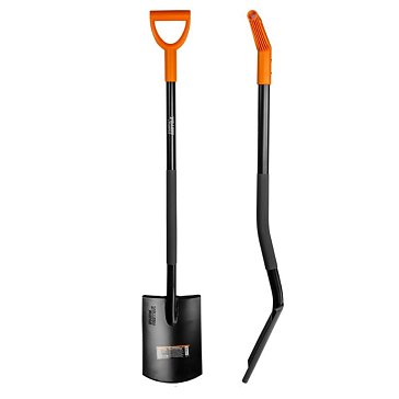 Изображение товара Лопата штыковая с закругленным лезвием Startul METSA (ST6080-13) ST6080-13, цельнометаллическая 1200мм 