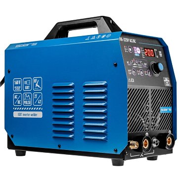 Изображение товара Инверторный аппарат аргонодуговой сварки Solaris TIG-225P AC/DC 200А профессиональный