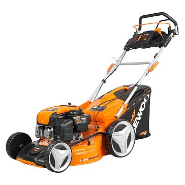Изображение товара Бензиновая газонокосилка Daewoo DLM 5100SV с мешком для сбора мульчи