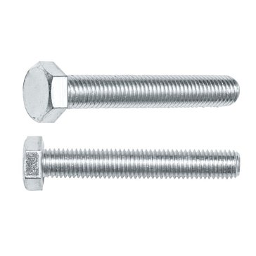 Изображение товара Болт Starfix SM-70602-5, М6х35 мм, шестигранный, цинк, класс прочности 8.8, DIN 933, 5 кг