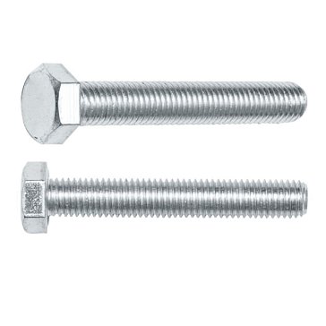 Изображение товара Болт Starfix SM-84687-5, М20х120 мм, шестигранный, цинк, класс прочности 8.8, DIN 933, 5 кг