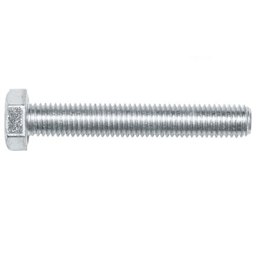 Изображение товара Болт Starfix SMV1-13503-5, М6х50 мм, шестигранный, цинк, класс прочности 5.8, DIN 933, 5 кг