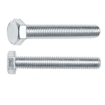 Изображение товара Болт Starfix SMZ1-13467-20, М6х14 мм, шестигранный, цинк, класс прочности 5.8, DIN 933, 20 шт в зип-локе