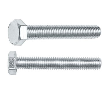 Изображение товара Болт Starfix SM-27513-20, М20х60 мм, шестигранный, цинк, класс прочности 5.8, DIN 933, 20 кг