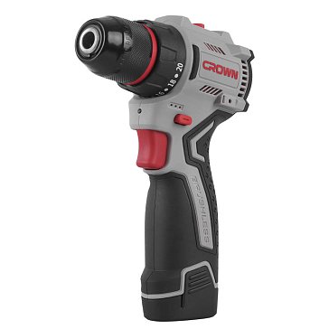 Изображение товара Аккумуляторная дрель-шуруповерт Crown CT21129HMX-2 BMC 12В профессиональная кейс