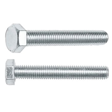 Изображение товара Болт Starfix М12х90 мм шестигранный цинк DIN 933 класс 5.8, 20 шт