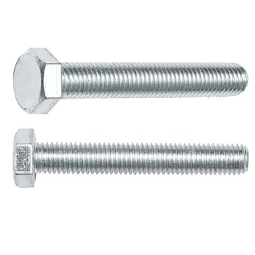 Изображение товара Болт Starfix SMC2-21573-10, М14х120 мм, шестигранный, цинк, класс прочности 5.8, DIN 933, 10 штук в картонной упаковке