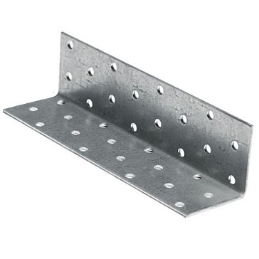 Изображение товара Уголок крепежный Starfix SMP-25937-1, равносторонний, 50х50х50 мм, KUR белый цинк