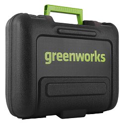 Дрель-шуруповерт аккумуляторная Greenworks 3704007UA, 24В, в комплекте с АКБ 24В 2Ач и ЗУ