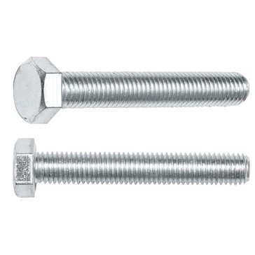 Изображение товара Болт Starfix SM-70592-20, М6х25 мм, шестигранный, цинк, класс прочности 8.8, DIN 933, 20 кг 