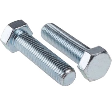 Изображение товара Болт Starfix SM-25533-20 М18х80 мм цинковый шестигранный DIN 933 Германия
