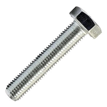 Изображение товара Болт Starfix SM-31503-20, М24х50 мм, шестигранный, цинк, класс прочности 5.8, DIN 933, 20 кг