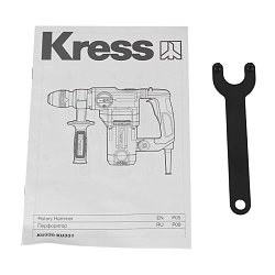 Перфоратор Kress KU330, 1100 Вт, 26 мм, SDS+, кейс